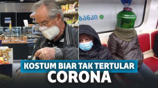 Meski nggak ada masker, kreativitas bisa menjadi solusi.