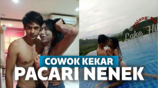 Nenek dan cowok atletis