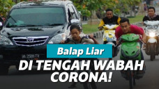 Ilustrasi balapan liar