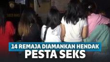 14 remaja digerebek akan gelar pesta seks