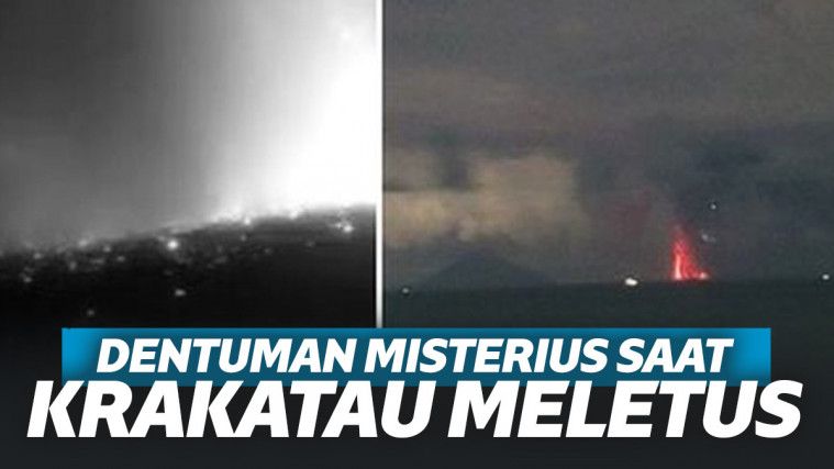 Viral Dentuman Misterius Saat Krakatau Meletus, Begini Kata PVMBG!