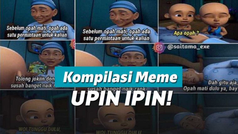 Sederet Meme Upin Ipin Yang Ngakak Banget