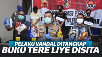 Viral Pelaku Vandal di Banjar Ditangkap, Buku Tere Liye Disita dan Terinspirasi Joker