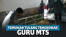 Tulang tengkorak guru agama MTS di Bone