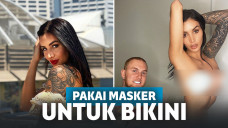 Geram! Pakai Masker Dijadikan Bikini, Influencer Ini Alasan Mendaur Ulang