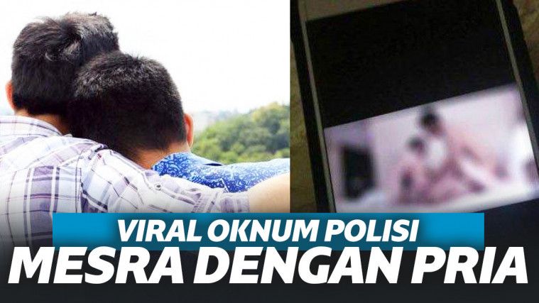 Foto Asusila Oknum Polisi Cium Pria Gegerkan Warga, Polres Probolinggo Kejar Pelaku