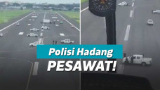 Olisi blocking runway pesawat di bandara