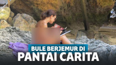 Ilustrasi bule berjemur