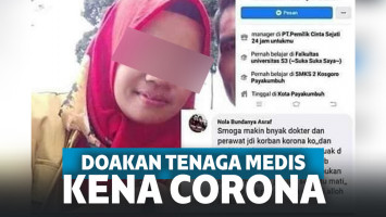 Geram! Pria Ini Malah Doakan Tenaga Medis Terinfeksi Corona: Kalau Setan Itu Mati