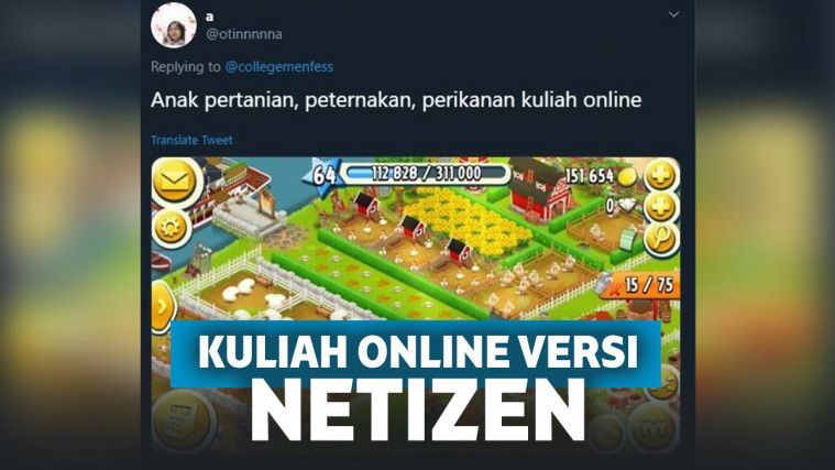 Meme kelas online jurusan kuliah