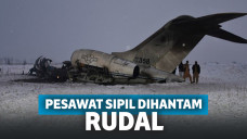 Bukan Kecelakaan, Pesawat Sipil Ini Jatuh Dihantam Rudal