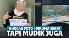 Sempat Unggah Foto Bertagar #DiRumahSaja, Wanita Ini Malah Pamer Kalau Sedang Mudik