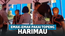 Pakai Topeng Harimau saat Keluar Rumah, Aksi Kocak Ibu Ini Sukses Bikin Netizen Ngakak