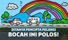 Ketika Ditanya Lagu Pelangi, Jawaban Bocah Ini Bikin Ketawa