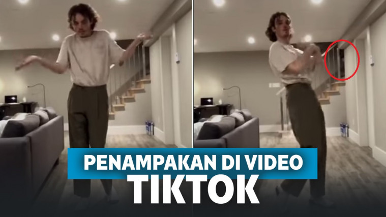 Lagi Joget TikTok, Pria Ini Lihat Penampakan Di Videonya