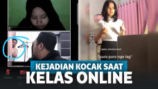 kelucuan saat kelas online