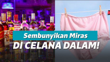 Ilustrasi emak-emak simpan miras di celana dalam