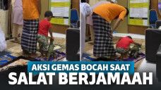 Ajak Mainan Salat Tarawih Berjamaah, Aksi Bocah Ini Sukses Bikin Netizen Ngakak