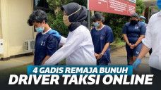Sadis! Ini Motif 4 Gadis Remaja Bunuh Driver Taksi Online di Pengalengan Bandung