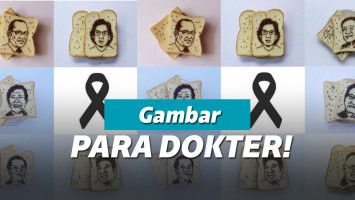 Lukisan Meses Petugas Medis Yang Gugur Melawan Corona