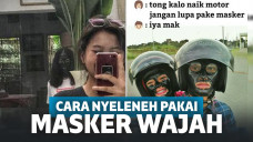 kelakuan absurd pakai masker wajah