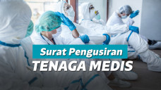 Ilustrasi tenaga medis sedih karena diusir