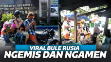 Viral Pasangan Bule Ajak Bayi Ngamen di Pasar NTB, Ngaku Demi Bisa Makan!