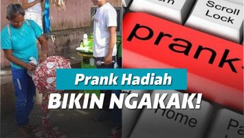 Ibu-ibu kena prank hadiah
