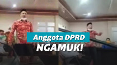 Anggota DPRD Maluku Tengah banting meja saat sidang