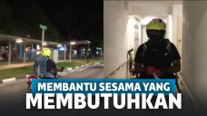 Meski di Tengah Wabah, Seorang Siswa di Singapura Tetap Rutin Bagi-Bagi Takjil