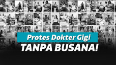 Aksi Protes Dokter Gigi
