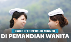 Kakek terciduk mandi di pemandian wanita