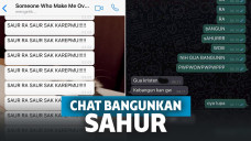 Menguji Kesabaran, Chat Membangunkan Sahur Ini Berujung Tragis