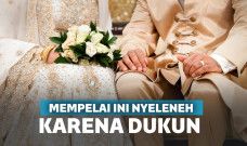 Mempelai wanita itu lakukan hal aneh
