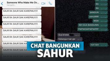 Menguji Kesabaran, Chat Membangunkan Sahur Ini Berujung Tragis