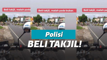 Beli Takjil, Pedagangnya Pada Kabur!