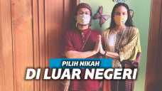 Dimas Anggara dan Nadine Chandrawinata