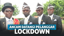 Berterima Kasih pada Para Tenaga Medis, Penari Joget Coffin Ancam Akan Menari untuk Siapapunyang Langgar Aturan Lockdown