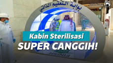 Gerbang sterilisasi canggih di masjidil haram