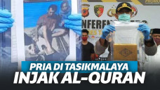 Buktikan Diri Bukan Pencuria, Viral Pria di Tasikmalaya Sumpah Injak Al Quran