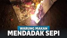 Dilempari Bunga hingga Mendadak Sepi, Warung Makan Ini Jadi Viral