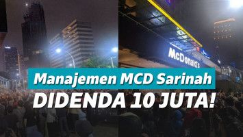 Prosesi penutupan gerai McD Sarinah