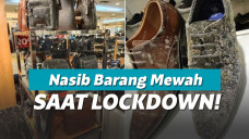 Sepatu dan kursi bioskop berjamur