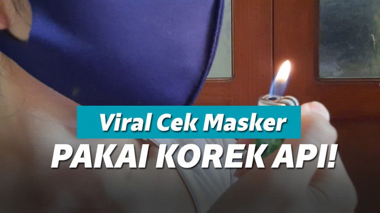 Tren Tiup Lilin Pake Masker Scuba