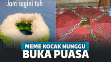 Meme nunggu buka puasa