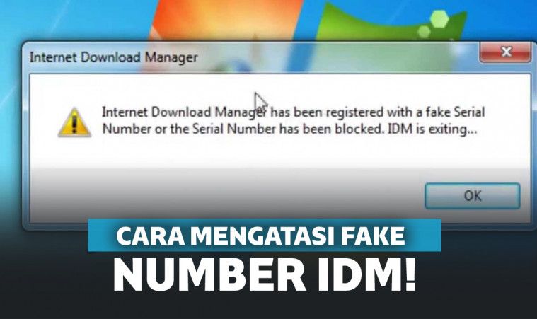 mengatasi fake serial number idm 6.29