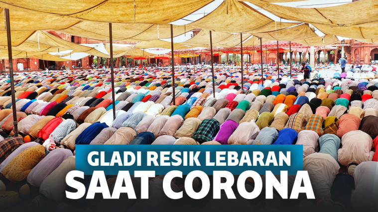 Ilustrasi salat ied