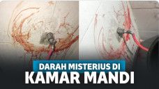 Muncul darah misterius di kamar mandi