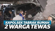 Tabrak Rumah dan Tewaskan 2 Warga, Kapolsek Rembang Diduga Mabuk Berat!