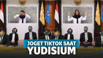 Viral Mahasiswi Joget TikTok saat Yudisium Online sampai Bikin Dosen Tertawa